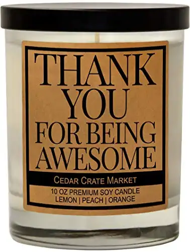 Thank You for Being Awesome Candle