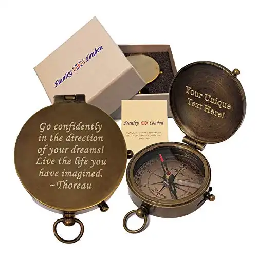 Inspiring Personalized Engraved Compass