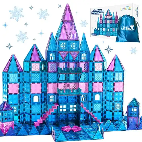 Princess Castle Magnetic Tiles Building Blocks