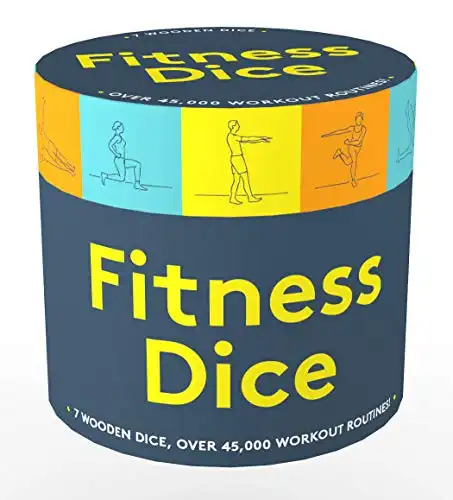 Fitness Dice: 7 Wooden Dice